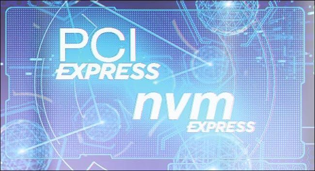 Els logotips PCIe i NVMe.