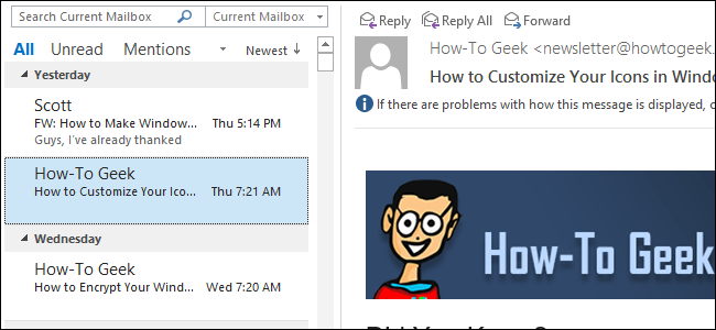Cum să dezactivați panoul de citire în Outlook pe Windows și Mac