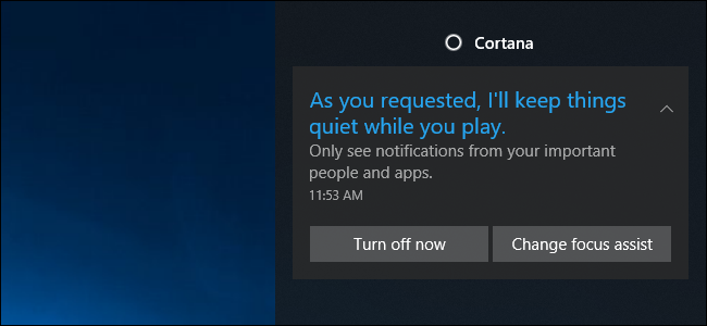Das nächste Update von Windows 10 blendet Benachrichtigungen aus, während Sie Videos ansehen