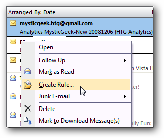 Secara Otomatis Pindahkan Email Harian ke Folder Tertentu di Outlook