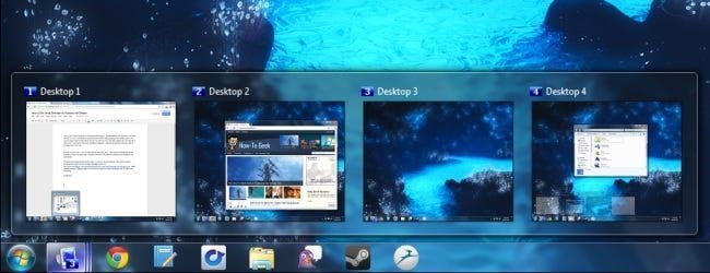 Come ottenere desktop virtuali su Windows con Dexpot