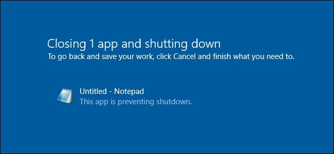 Kontrol Berapa Lama Windows Menunggu Sebelum Membunuh Aplikasi saat Shutdown