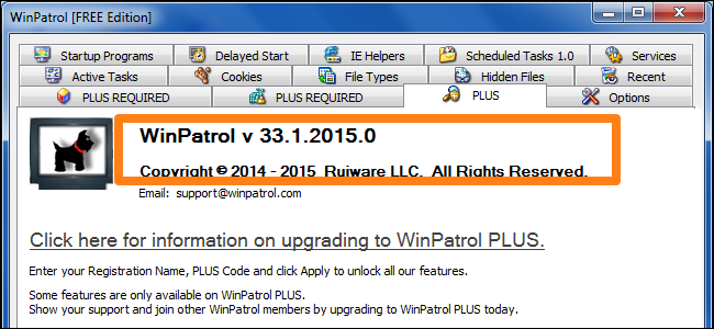 Πώς να χρησιμοποιήσετε το WinPatrol για την παρακολούθηση του υπολογιστή σας με Windows για αλλαγές