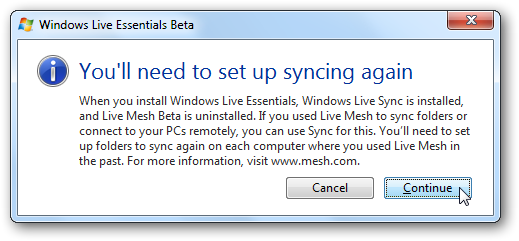 مزامنة الملفات بين أجهزة الكمبيوتر و SkyDrive مع Windows Live Sync Beta