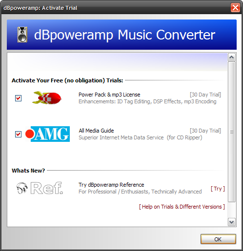 Bruk dBpoweramp til å konvertere lydfiler