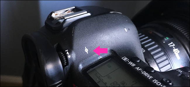 ماذا يعني رمز الدائرة / الخط الغريب على الكاميرا؟