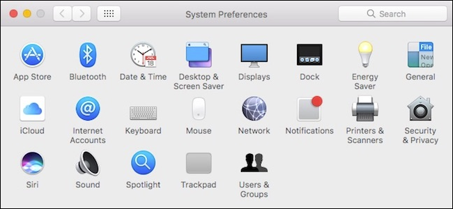 Как изменить макет системных настроек macOS
