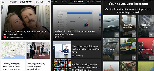 Microsoft News este o aplicație curată pentru navigarea și citirea știrilor pe mobil, oferă modul întunecat