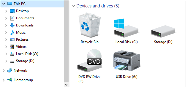 Kako dodati koš za smeće u Windows File Explorer