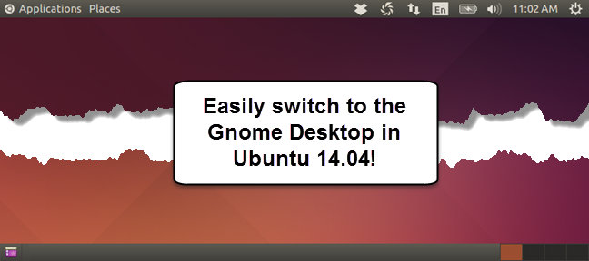 Cara Memasang Desktop Klasik Gnome dalam Ubuntu 14.04