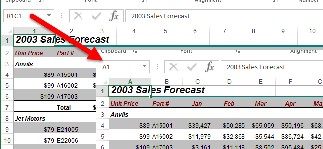 Cara Menukar Gaya Rujukan Sel dalam Excel