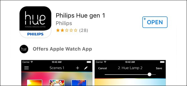 Ako ovládať svetlá Philips Hue pomocou aplikácie Old Gen 1 App