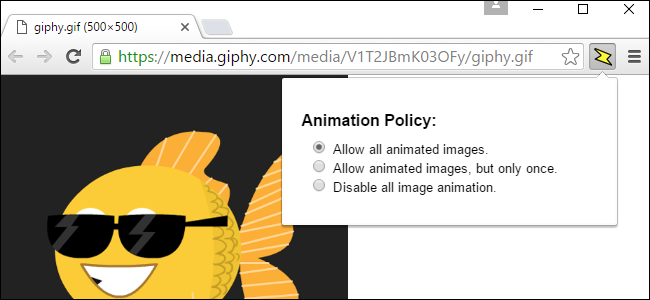 Как да спрете възпроизвеждането на анимирани GIF файлове във вашия уеб браузър