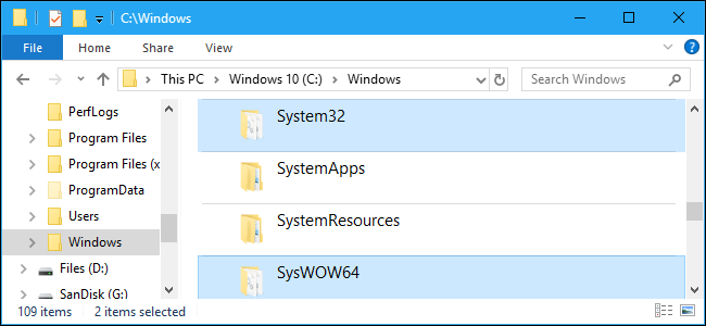 ونڈوز میں System32 اور SysWOW64 فولڈرز میں کیا فرق ہے؟