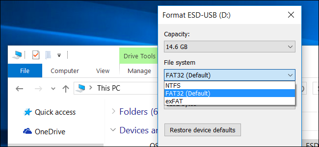مجھے اپنی USB ڈرائیو کے لیے کون سا فائل سسٹم استعمال کرنا چاہیے؟