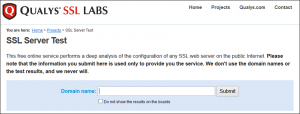 Página de prueba de Qualys SSL Labs