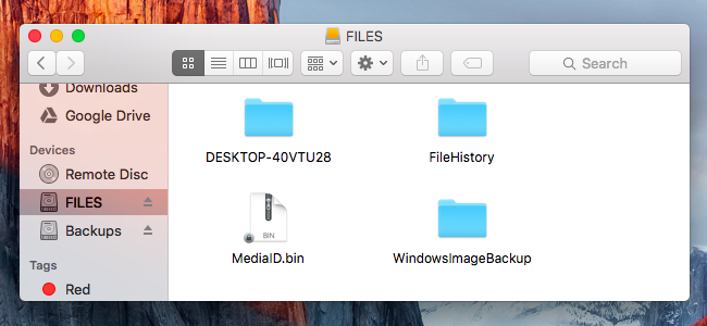 كيفية استعادة الملفات من نسخة احتياطية لنظام التشغيل Windows على جهاز Mac