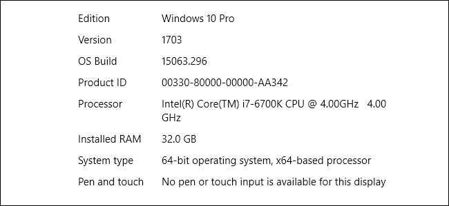 Как узнать, использую ли я 32-разрядную или 64-разрядную версию Windows?