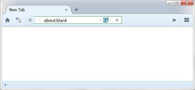 Para saan ang Tungkol sa:Blangkong Pahina sa Mga Web Browser?