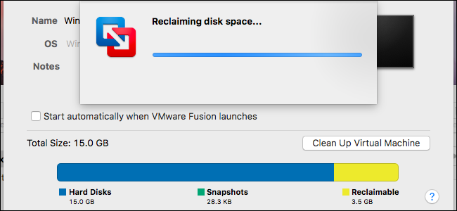 Kako smanjiti VMware virtualni stroj i osloboditi prostor na disku
