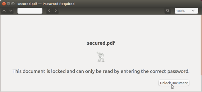 Како уклонити лозинку из ПДФ датотеке у Линуку