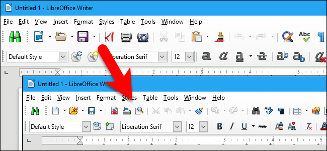 So ändern Sie die Größe und den Stil der Symbole in LibreOffice