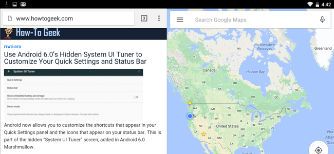 Slik aktiverer du Android 6.0s eksperimentelle multi-vindusmodus