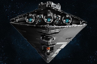 UCS Lego Star Wars Imperial Star Destroyer és una imatge molt gran i molt grisa 2