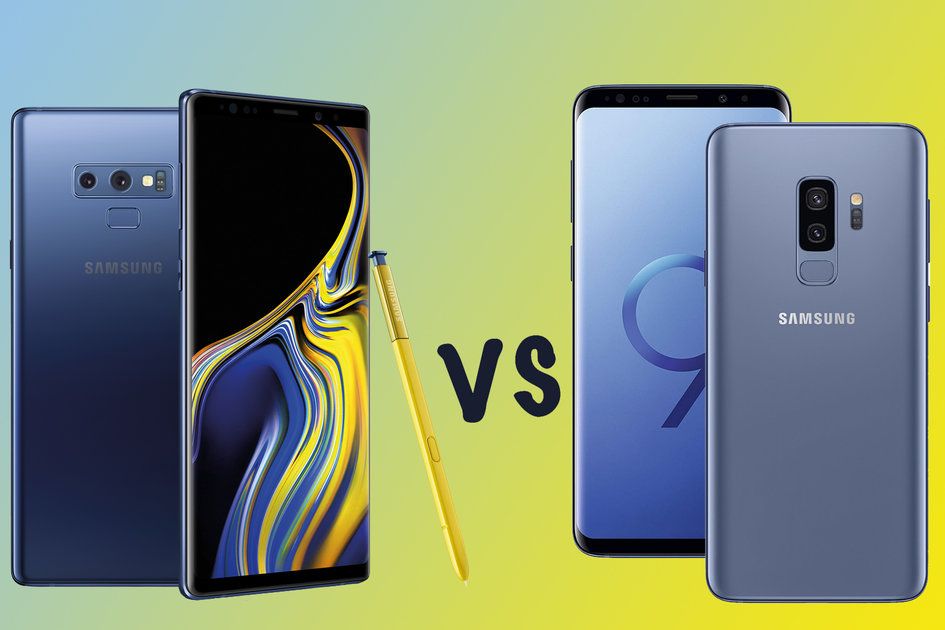 Samsung Galaxy Note 9 vs Galaxy S9+: Hva er forskjellen?
