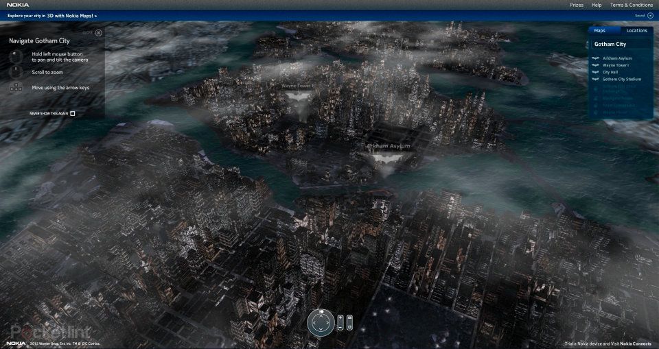 Nokia картира Готъм Сити в 3D, но колко време преди да е Ню Йорк от вашия телефон?