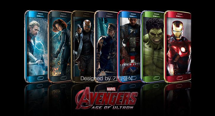 Iron Man Galaxy S6 edge je úžasný, ale takto by vypadaly všechny Avengers jako telefony Samsung