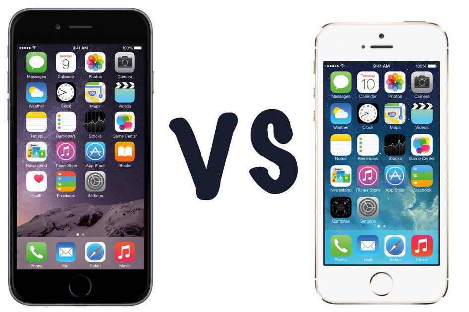 Apple iPhone 6 vs Apple iPhone 5S : quelle est la différence ?