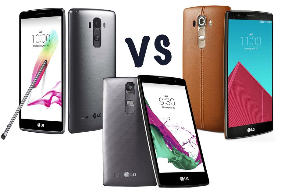 LG G4 Stylus против LG G4c против LG G4: в чем разница?