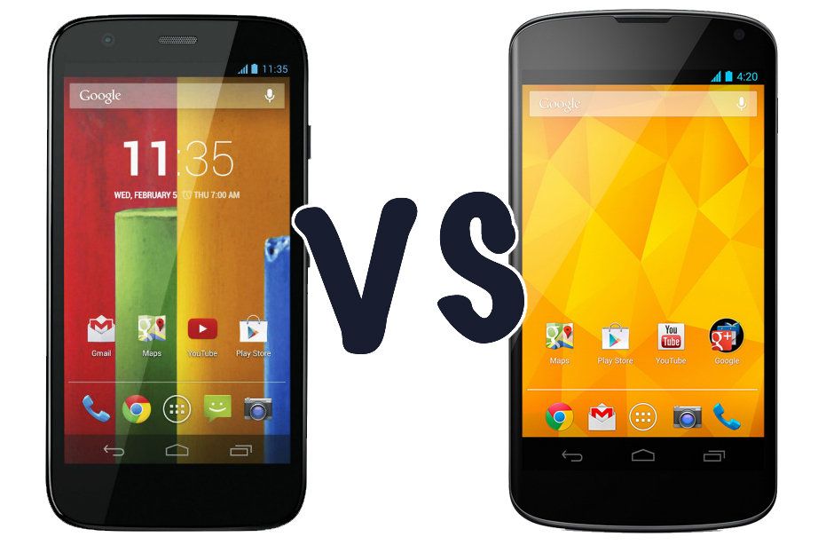 Motorola Moto G vs Nexus 4: Apa perbezaannya?