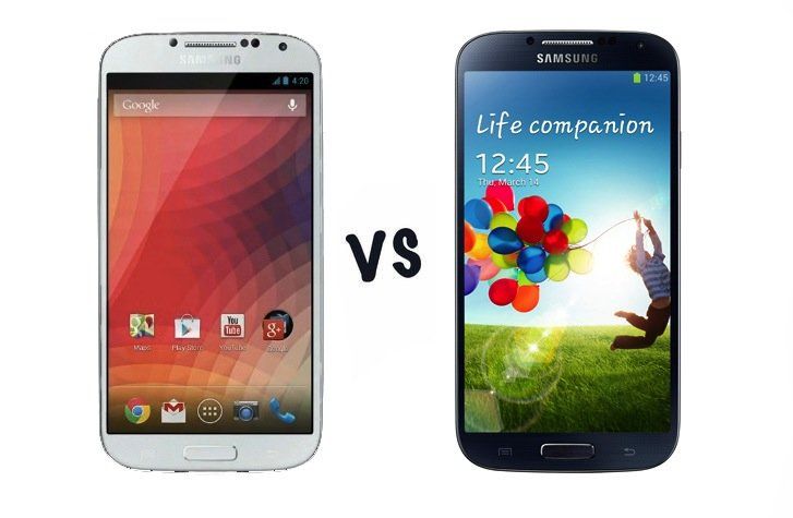 Samsung Galaxy S4 Google ఎడిషన్ vs Samsung Galaxy S4: తేడా ఏమిటి?