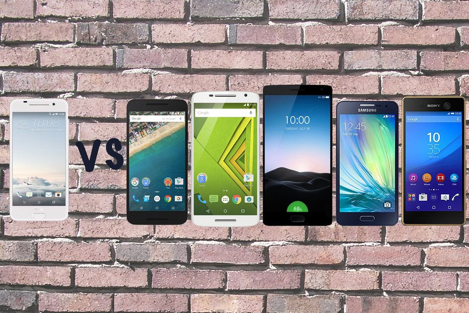 HTC One A9 vs Nexus 5X, Moto X Play, OnePlus 2, Galaxy A5, Xperia M5 : quelle est la différence ?