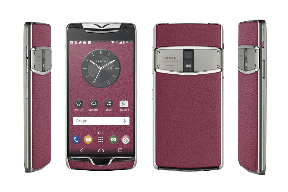 Vertu Constellation, 5.5 inç safir kristal ekrana sahip lüks bir el yapımı akıllı telefondur.