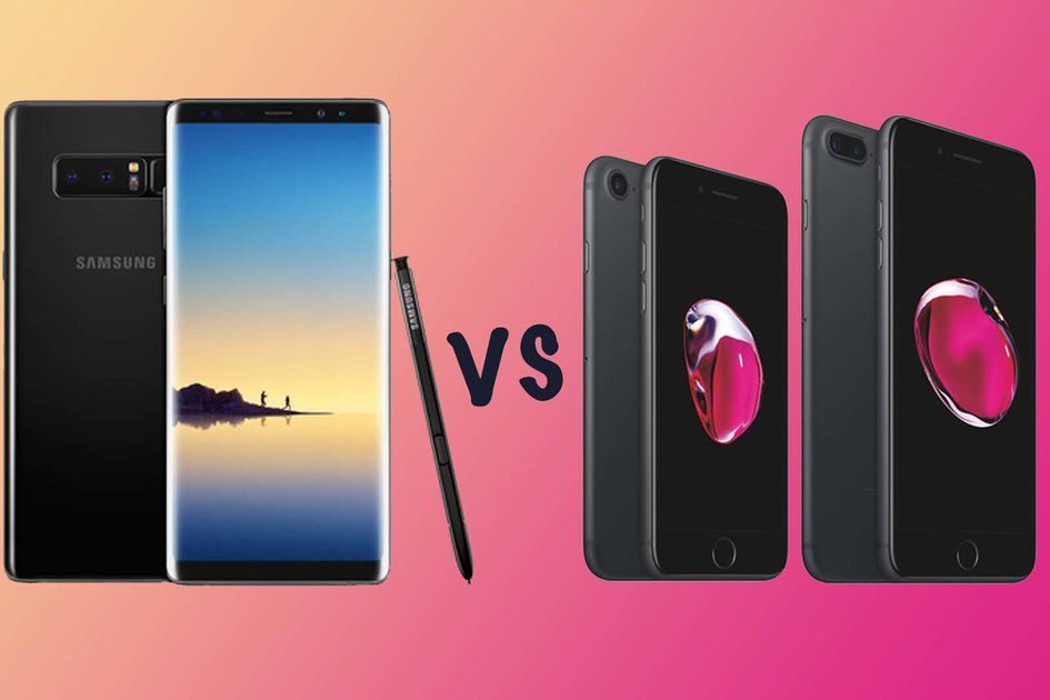 Samsung Galaxy Note 8 vs Apple iPhone 7 vs iPhone 7 Plus: Jaký je rozdíl?