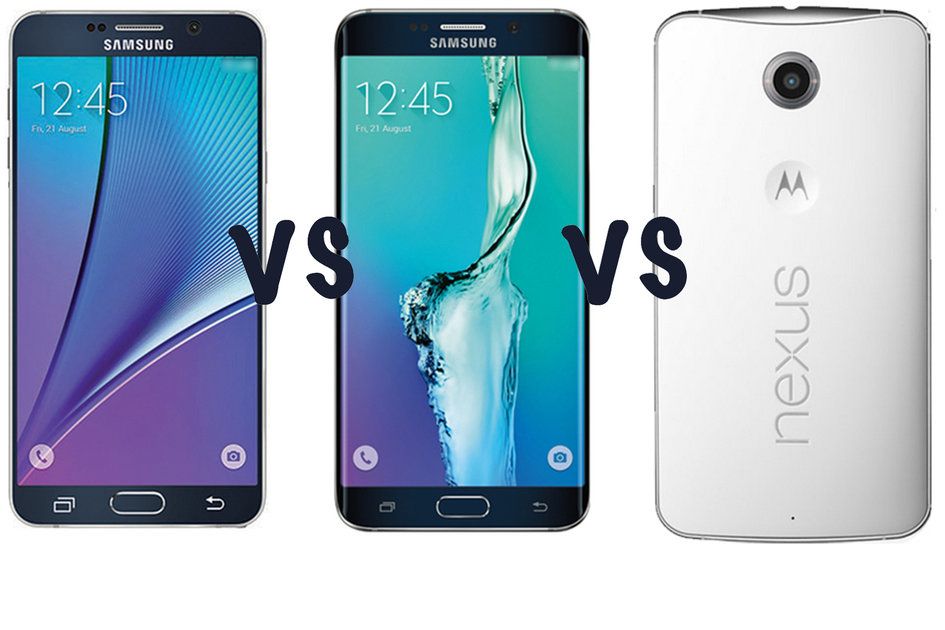 Samsung Galaxy S6 Edge Plus vs Galaxy Note 5 vs Google Nexus 6: Was ist der Unterschied?