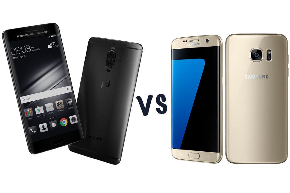 Huawei Porsche Design Mate 9 vs Samsung Galaxy S7 edge: Qual é a diferença?