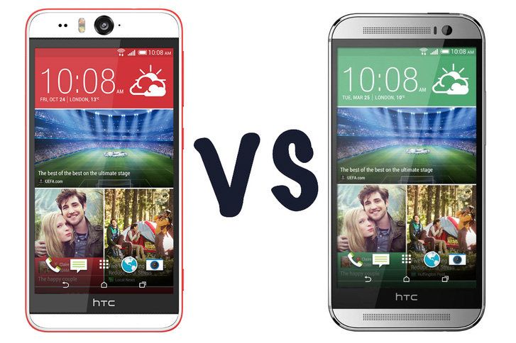 HTC Desire Eye vs HTC One M8: Jaký je rozdíl?