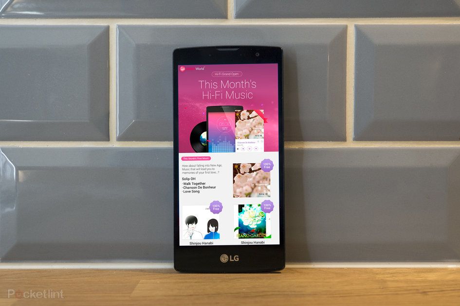 Les utilisateurs de smartphones LG obtiennent deux pistes audio haute résolution gratuites par mois