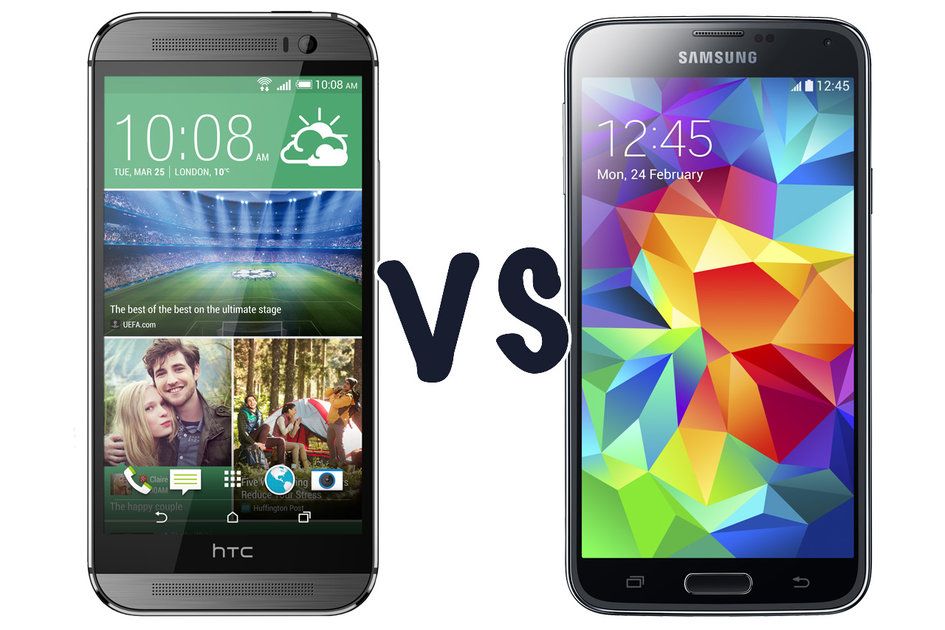 HTC One (M8) vs Samsung Galaxy S5: Jaký je rozdíl?