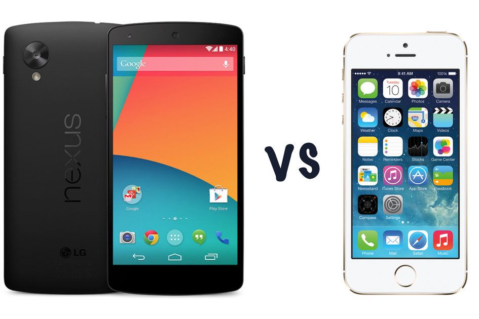 Google Nexus 5 vs iPhone 5S: Qual é a diferença?