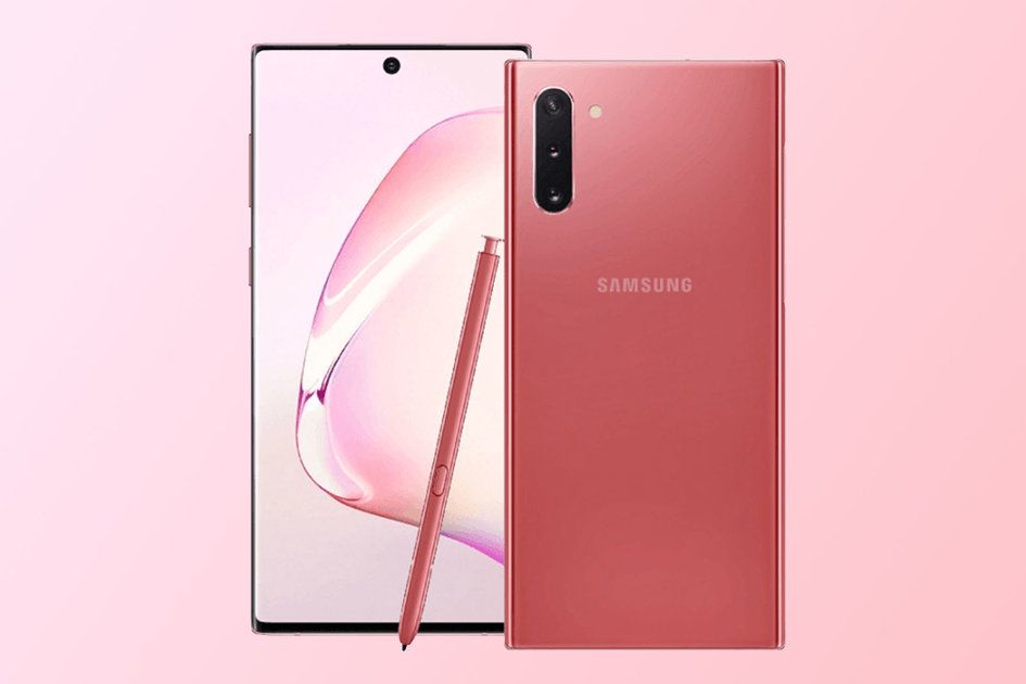 Samsung Galaxy Note 10 noplūst rozā krāsā, un tas ir jauki