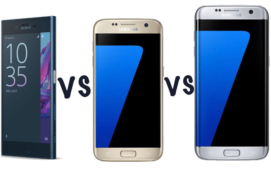 „Sony Xperia XZ“ ir „Samsung Galaxy S7“ prieš „S7 edge“: koks skirtumas?