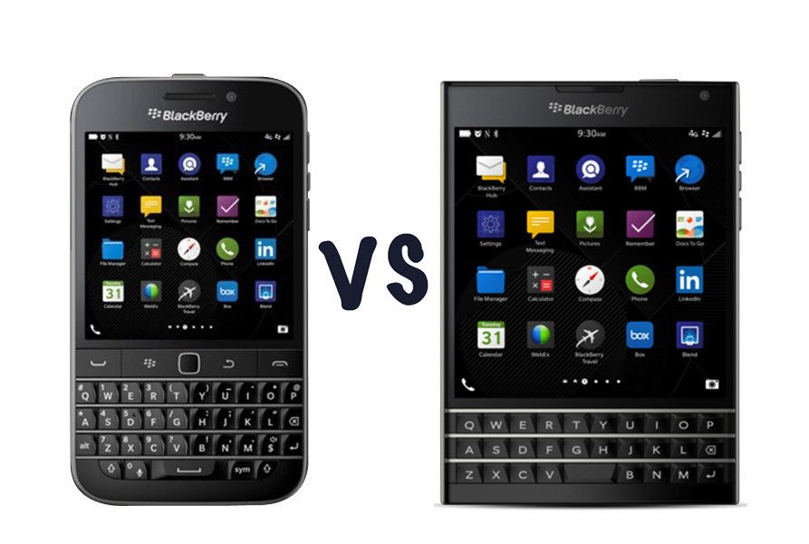 BlackBerry Classic vs BlackBerry Passport : lequel choisir ?