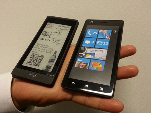 Може ли смартфонът Amazon Kindle да използва прототип на E-Ink?