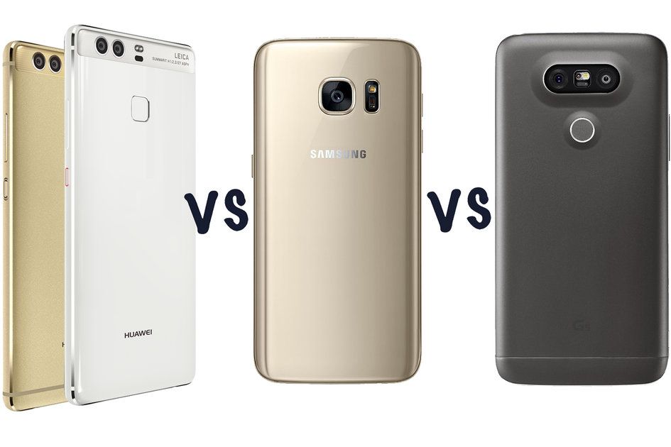 Huawei P9 vs P9 Plus vs Samsung Galaxy S7 vs LG G5: Qual é a diferença?