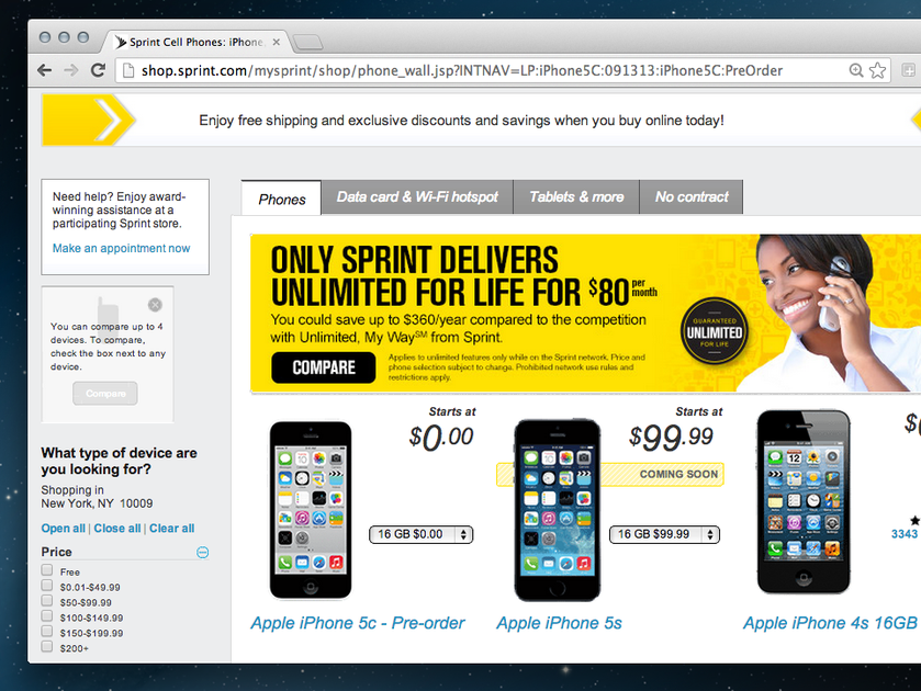 Želite besplatni iPhone 5C? Sprint ima popust od 100 USD na nove iPhone uređaje